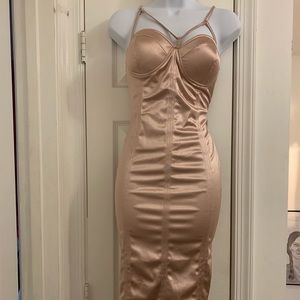 Champagne color dress